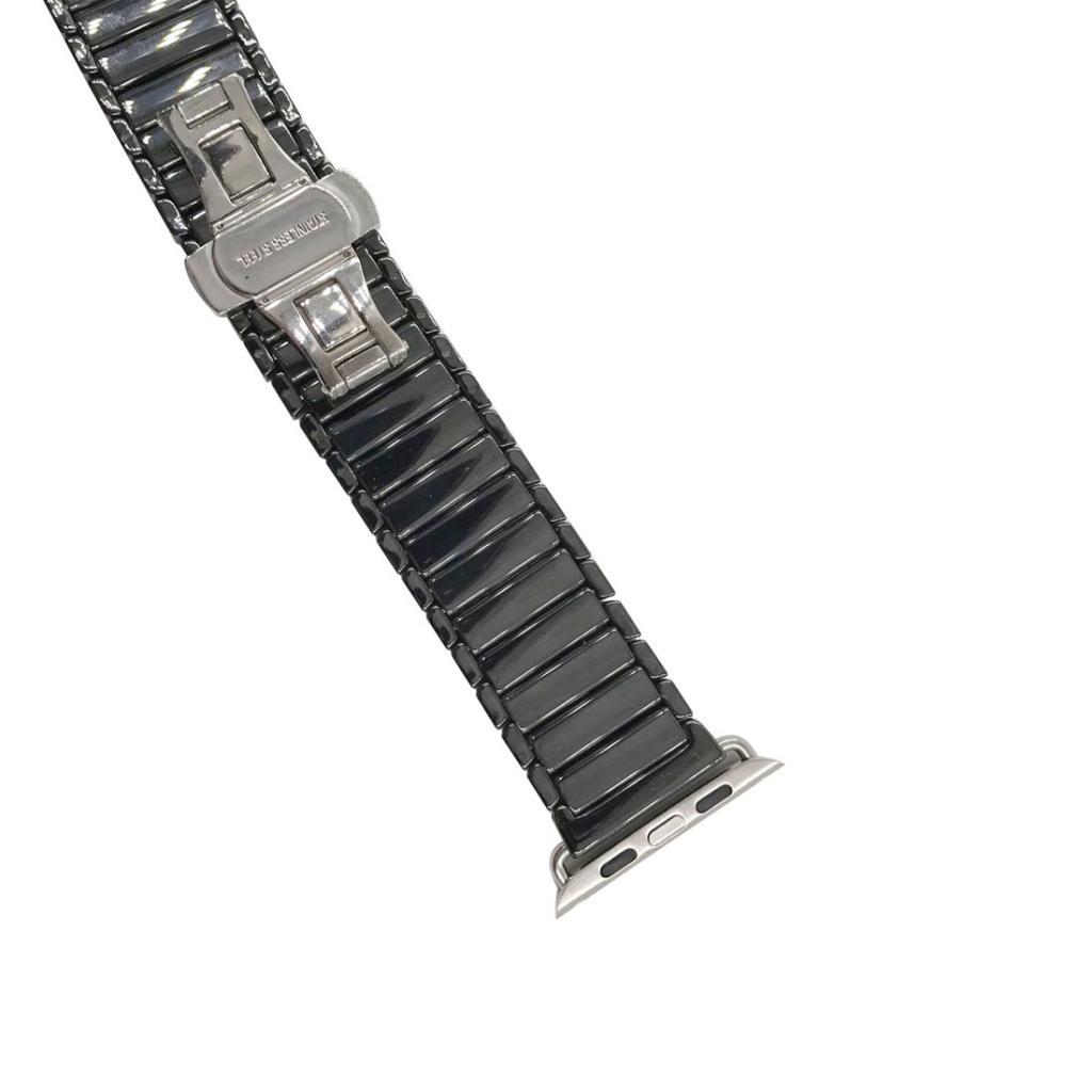 Ceramic Watch Wristband Strap Belt For Apple iWatch Series 1 2 3 38mm Black