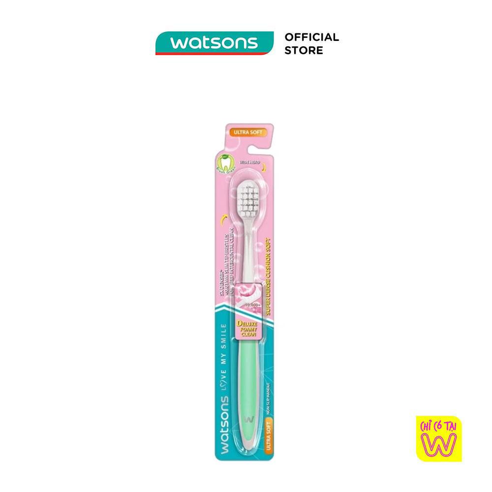 Bàn Chải Đánh Răng Watsons Super Dense Cushion Soft Toothbrush (Ultra Soft) 1s