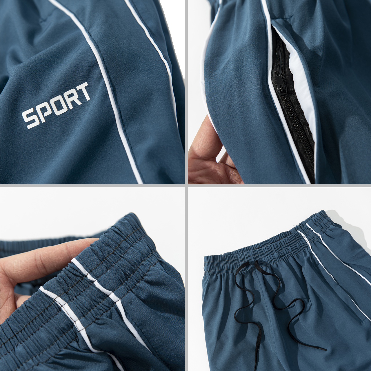 Quần Short Thể Thao Nam Thời Trang Đẹp Phối Sọc Chất Gió Mát Mẻ VESCA H12