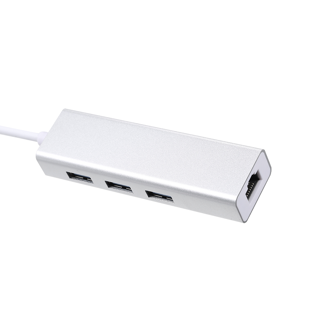 Bộ Chuyển Đổi Thẻ Mạng Cổng USB3.0 Hub 3 Sang Ethernet LAN RJ45 Cho Máy Tính Xách Tay