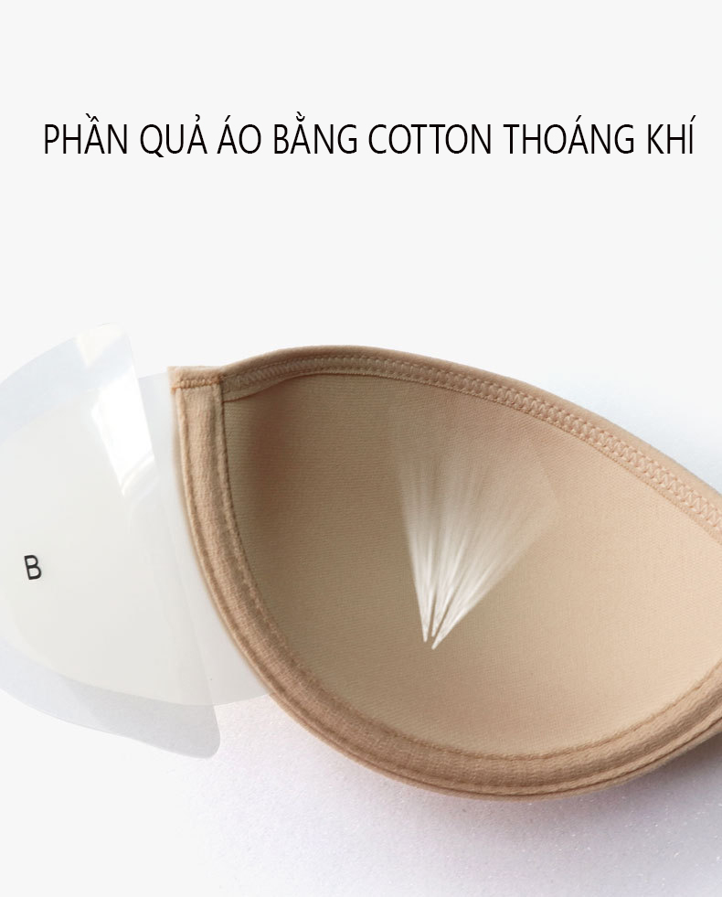 Áo Lót Dán Cotton Đệm Mỏng Có Gọng Nâng Ngực Cao Cấp B512