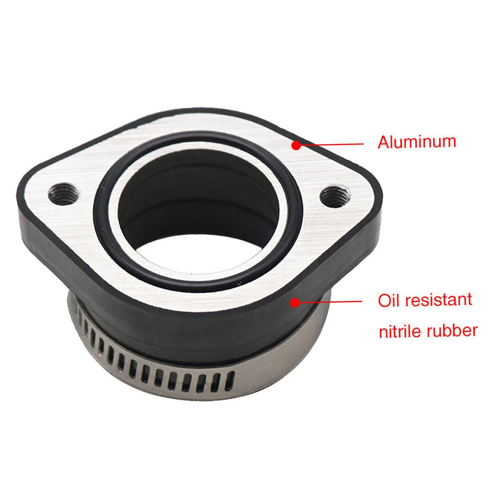 2  30mm Carb Flange Intake Adapter Manifold Boot for  ATV Carburetor