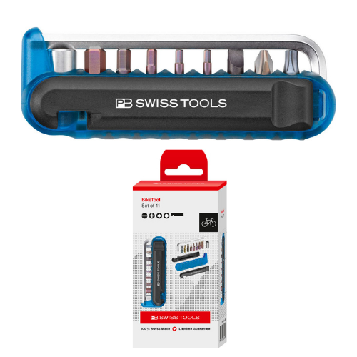 Bộ Dụng Cụ Xe Đạp Bike Tools PB Swiss Tools PB 470.Blue.CBB Màu Xanh Đóng Trong Hộp Giấy Cao Cấp Sản Xuất Tại Thụy Sỹ