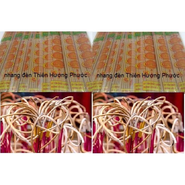 Nhang cuốn tàn bắc nhãn đỏ 220 cây/bó