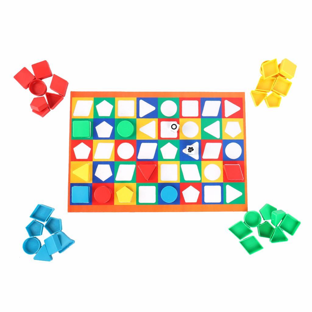 Montessori Matching Game DIY Brain Teaser Irregular Kids Early Gift