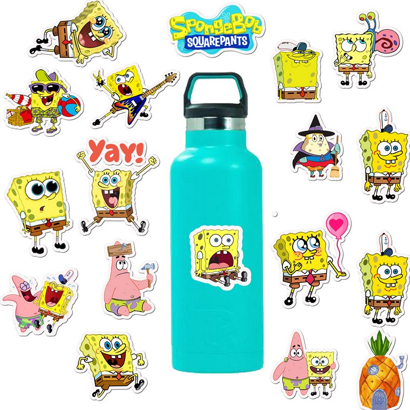 Bộ 50 miếng Sticker hình dán Spongebob