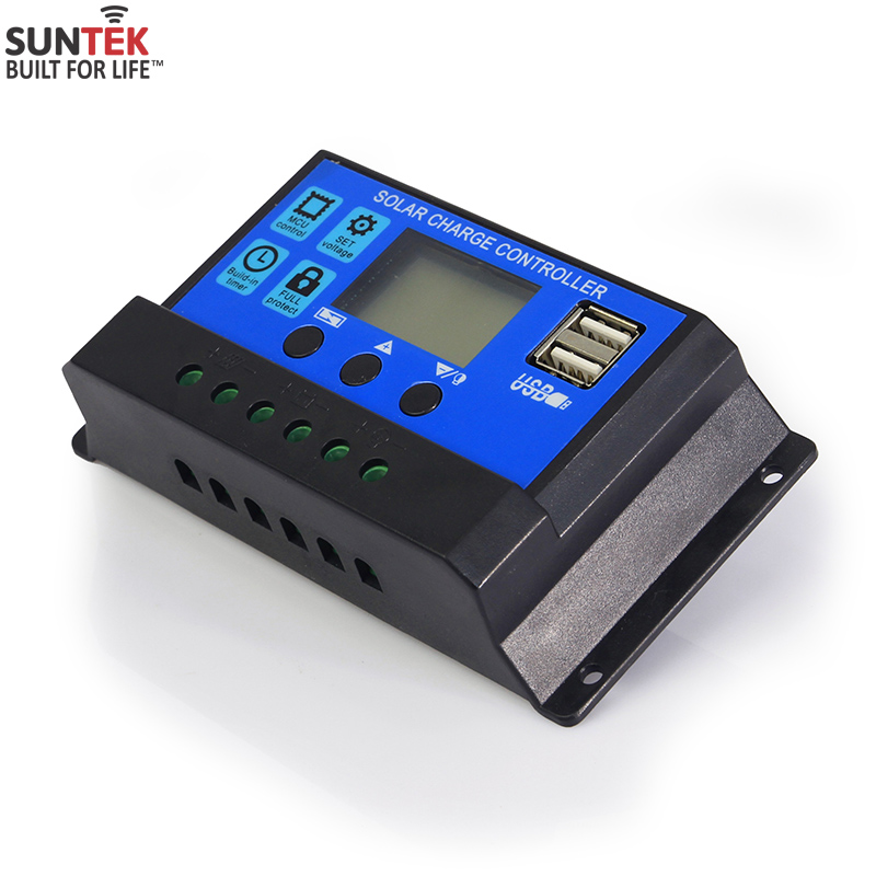 Bộ Điều Khiển Sạc Năng Lượng Mặt Trời 60A SUNTEK Solar Charge Controller - Tối ưu Nguồn điện sạc từ Tấm Pin Năng lượng Mặt trời cho Pin/Ắc Quy- Hàng Chính Hãng