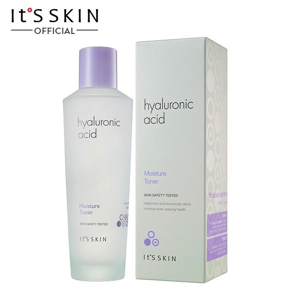 Nước hoa hồng dưỡng ẩm sâu cho da It's Skin Hyaluronic Acid Moisture Toner Hàn Quốc 150ml