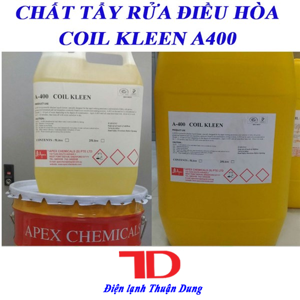 Chất tẩy rửa dàn nhốm COIL-KLEEEN A400 25 lít