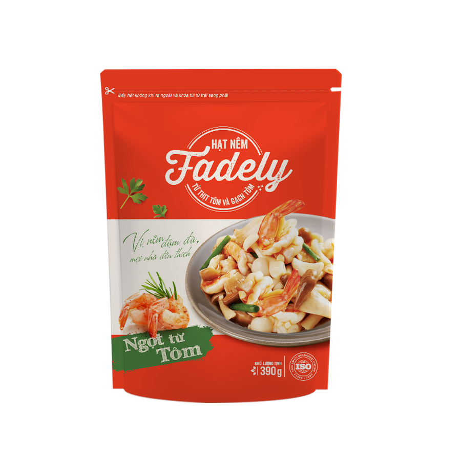 Hạt Nêm Fadely Từ Thịt Tôm Và Gạch Tôm (390g)