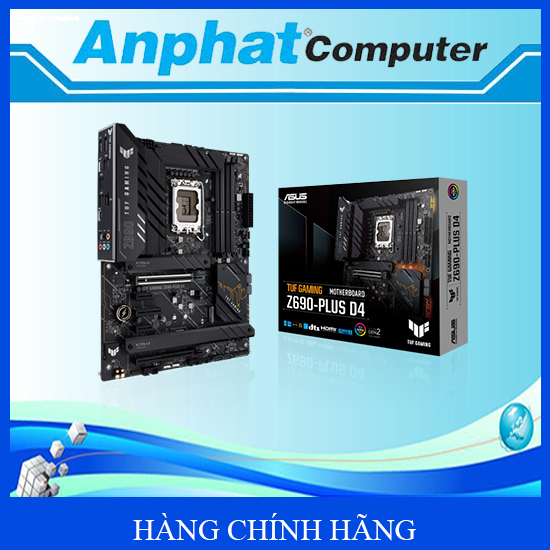 Bo mạch chủ Main ASUS TUF GAMING Z690-PLUS D4 Socket LGA 1700 - Hàng Chính Hãng