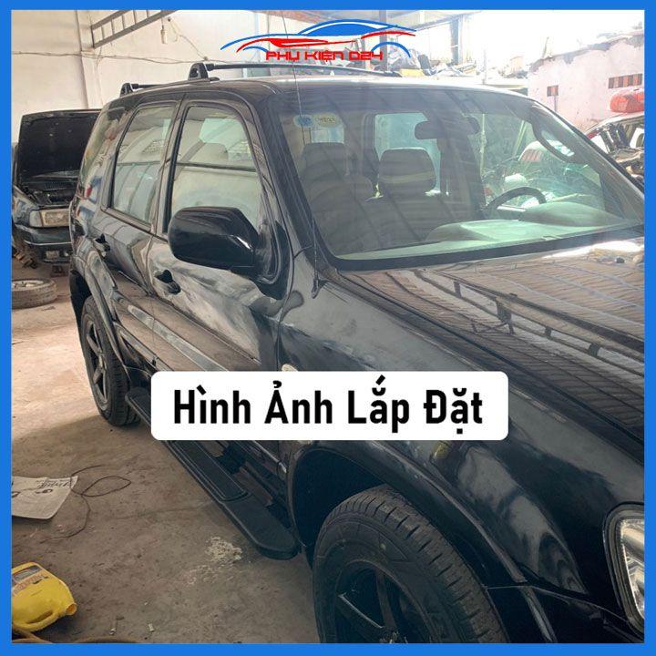 Vè che mưa ô tô Ford Escape Vè Đen, nhựa ABS cao cấp chắn mưa, cản bụi, trang trí xe hơi