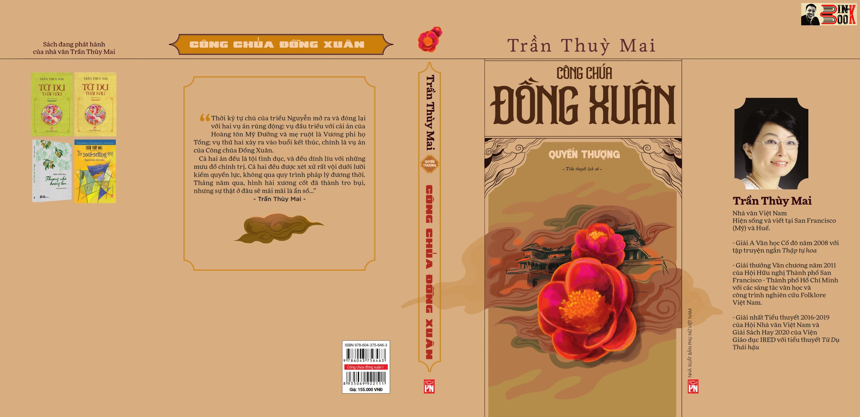 CÔNG CHÚA ĐỒNG XUÂN - Trần Thùy Mai – Nxb phụ nữ - bìa mềm