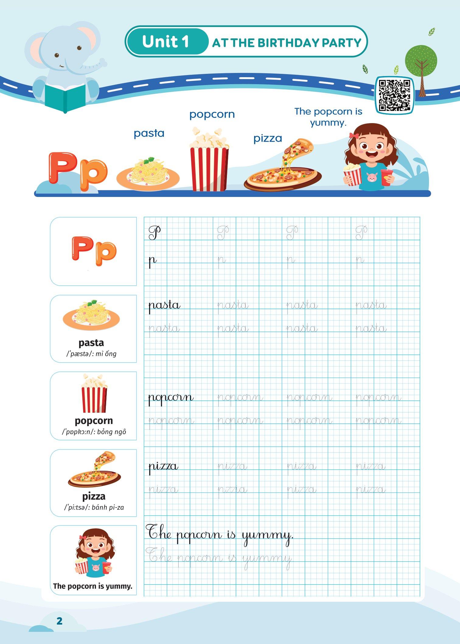 Luyện Viết Chữ Đẹp Từ Vựng Tiếng Anh - Theo Chương Trình Sách Giáo Khoa 2