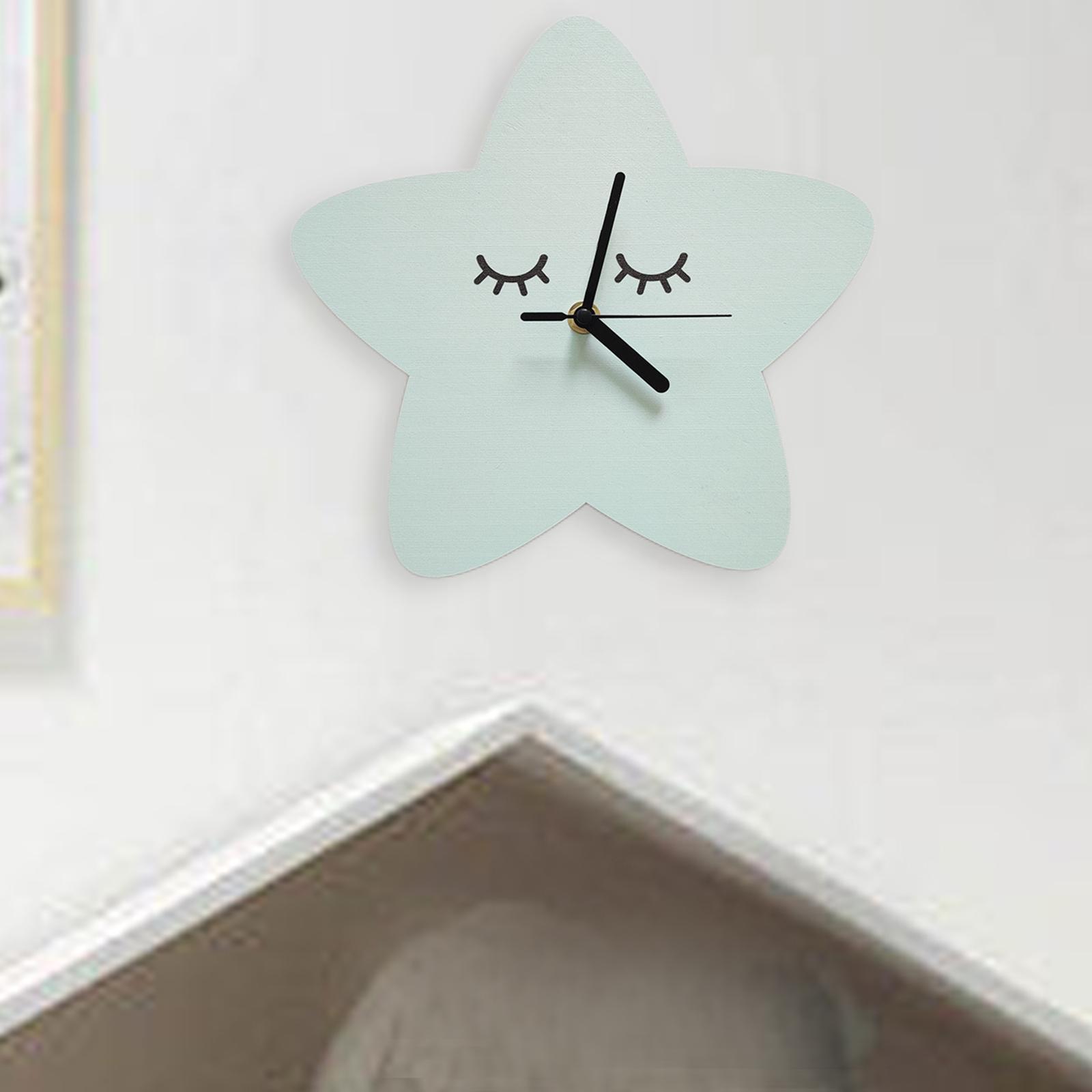 Cute Wall Clock Kids Home Birthday Children Silent Playroom