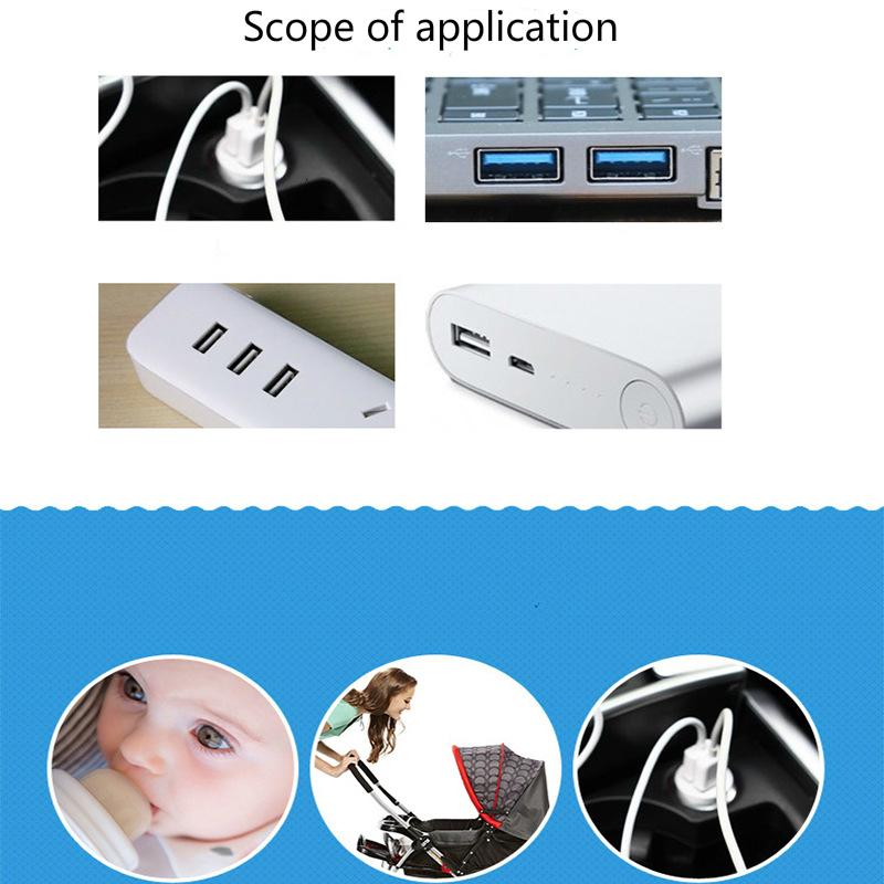 USB Mới Cho Bé Hâm Nóng Giữ Nhiệt Túi Cốc Du Lịch Di Động Trên Xe Hơi Nhiệt Sữa Ấm Túi Giữ Nhiệt Cho thức Ăn Sơ Sinh