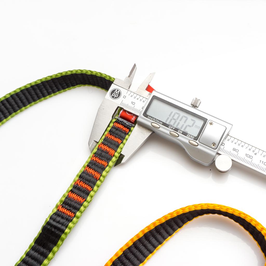 Climbing Sling Rock Nylon Flat Cord Mountaineering Safety Rope Belt 60cm