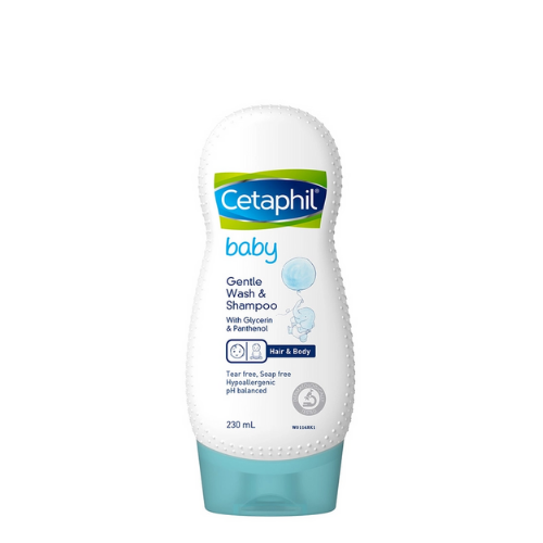 Sữa tắm cho bé Cetaphil Baby Gentle Wash And Shampoo With Glycerin &amp; Panthenol 230ml - 400ml