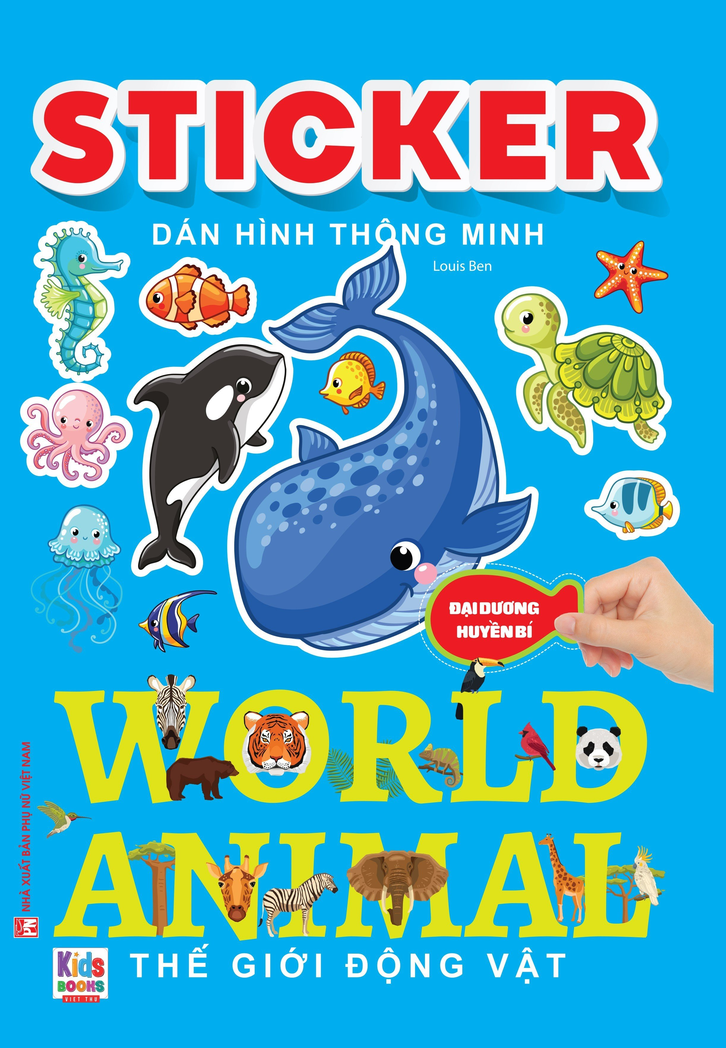 Sách - Sticker dán hình thông minh - Đại Dương Huyền Bí