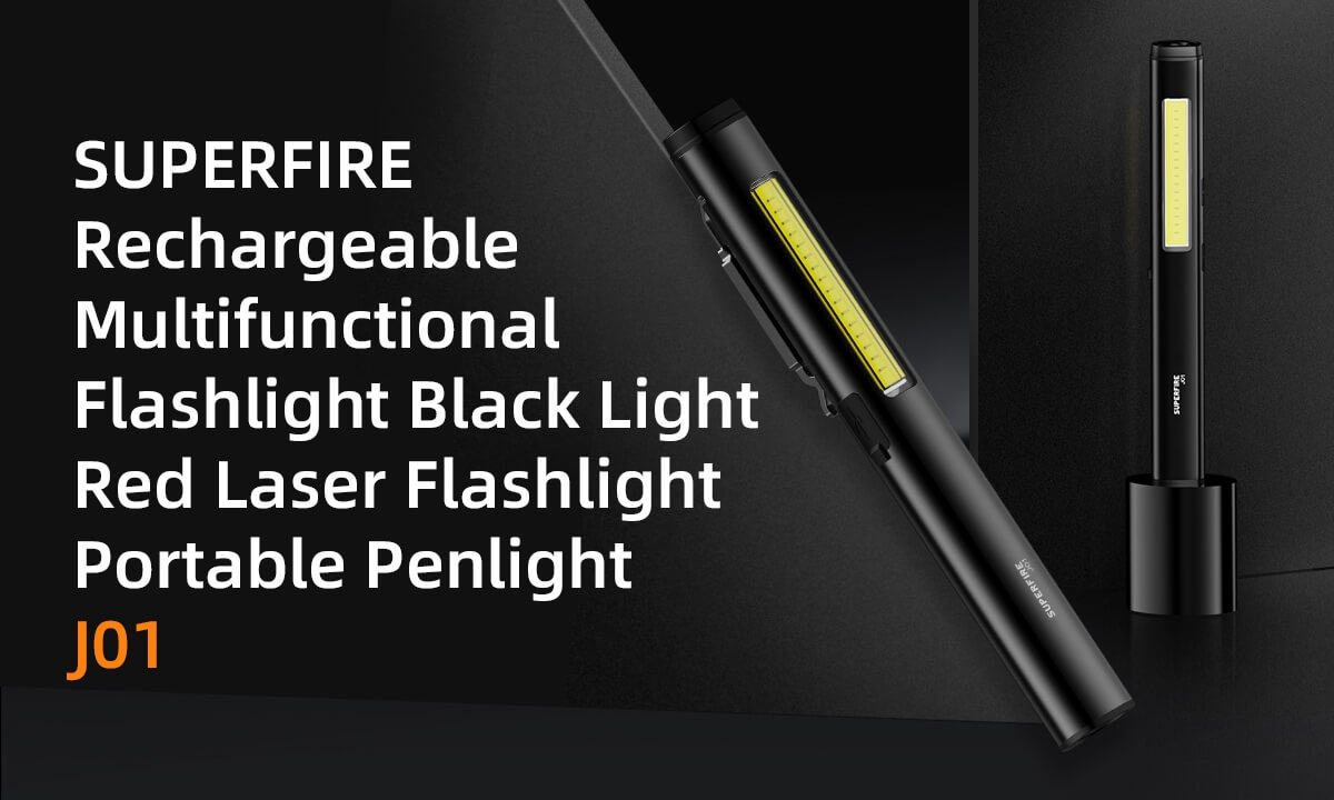 Hình ảnh Đèn pin dạng bút cầm tay Superfire J01 nhỏ gọn,đa chức năng có thể sử dụng cho nhiều mục đích khác nhau