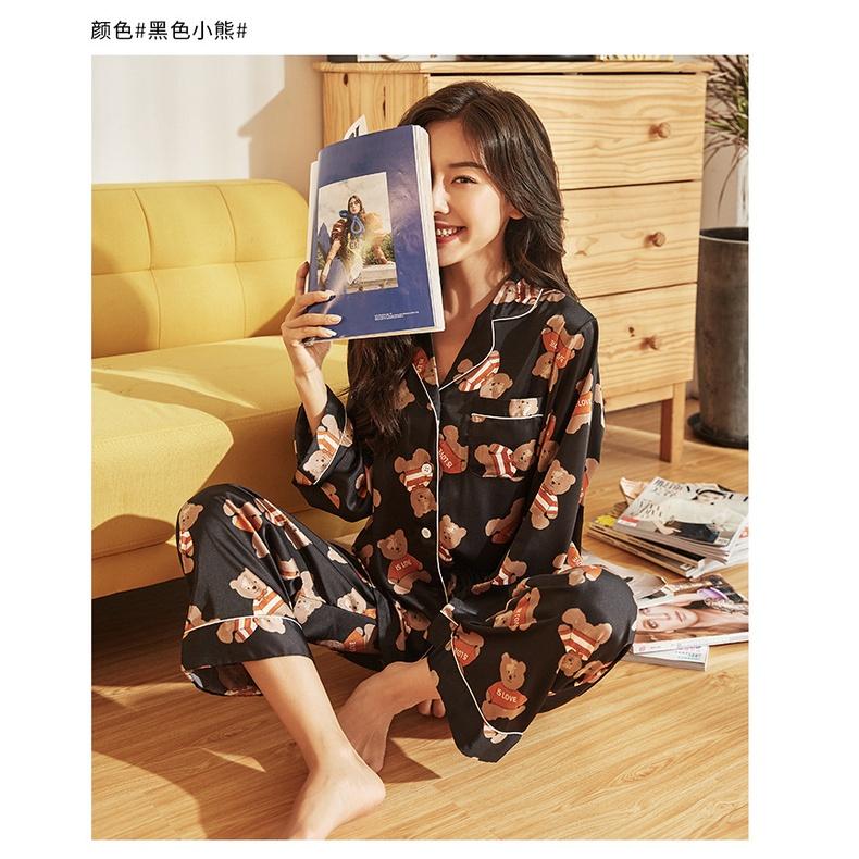Bộ Đồ Mặc Nhà ️Đồ Ngủ Pijama Lụa Cao Cấp Siêu Mát Mềm Mịn - ELSA
