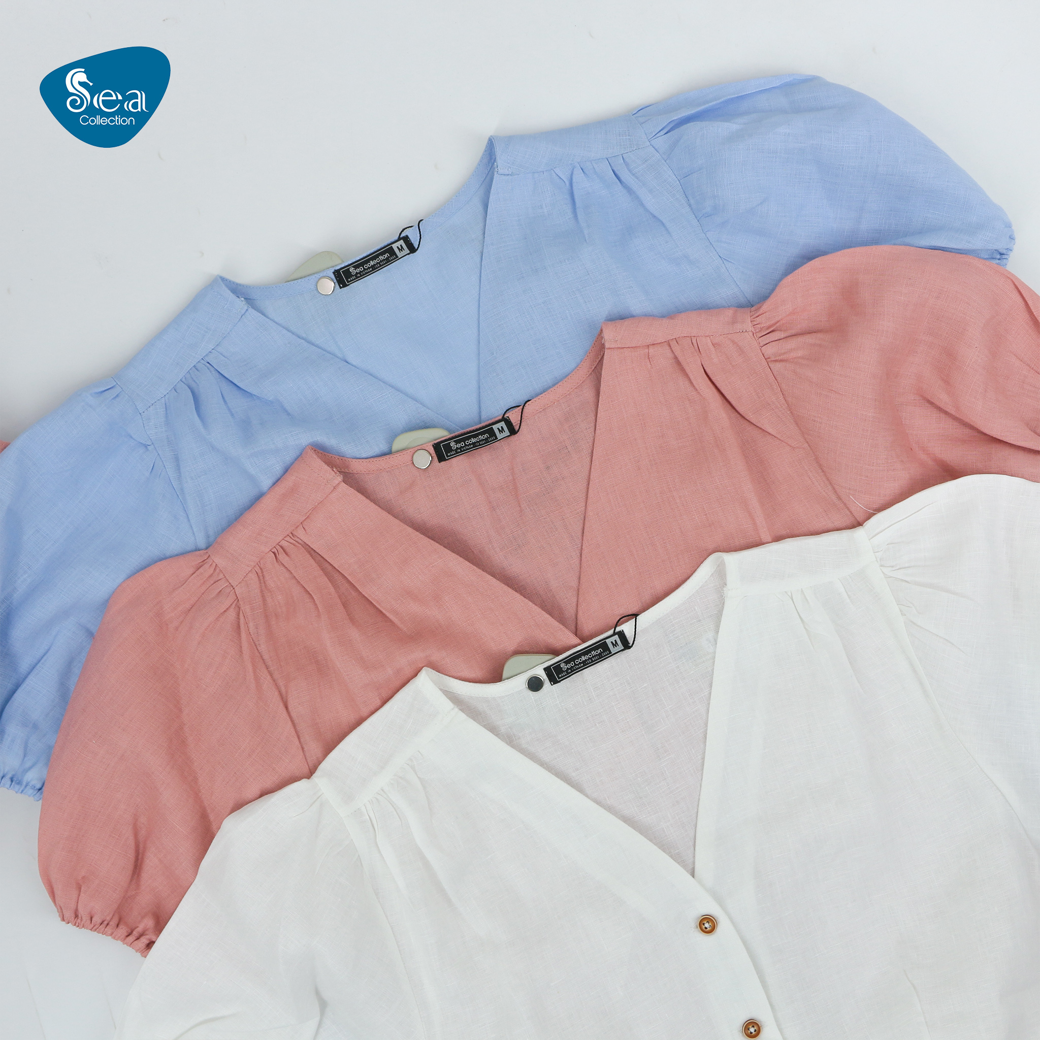 Set Bộ Áo Quần dài Linen Nữ Sea Collection 13513