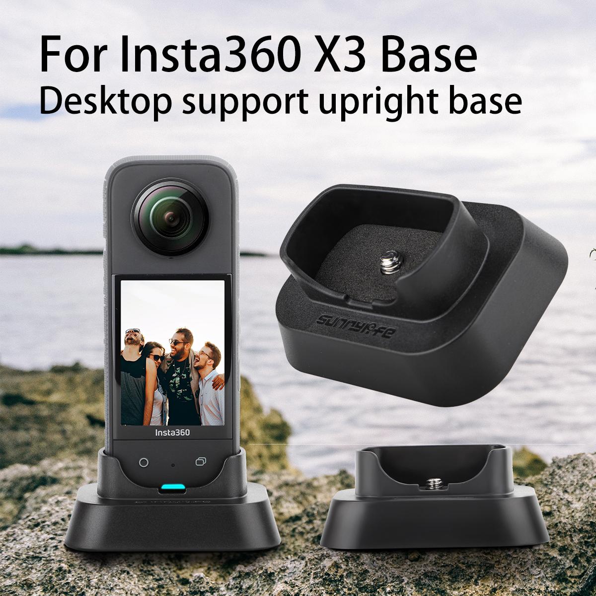 Cho Insta360 X3 Phụ Kiện Cho Insta360 X3 Đế Camera Toàn Cảnh Máy Tính Để Bàn Hỗ Trợ Chân Đế Đứng