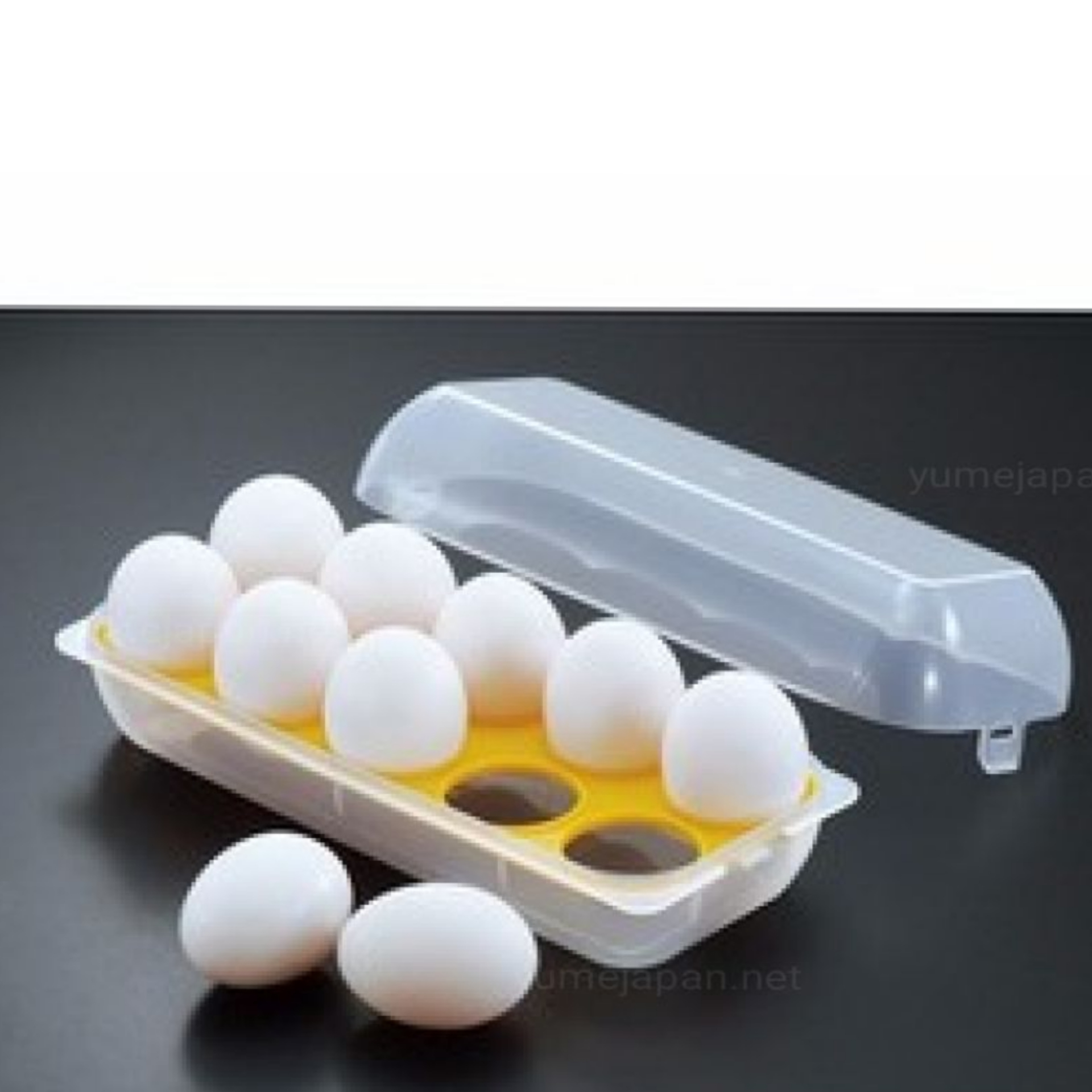 Khay đựng trứng 10 ngăn có nắp đậy nội địa Nhật Bản