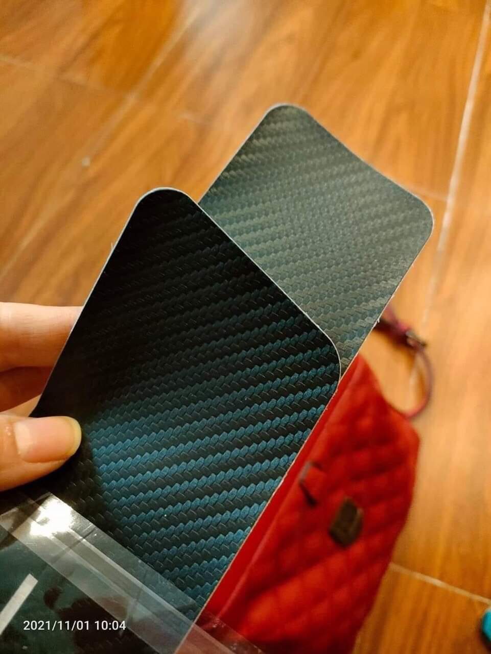 KIA - Bộ 9 miếng dán bậc cửa trong ngoài và Cốp Sau Ô tô Chống trầy bằng Sợi Carbon