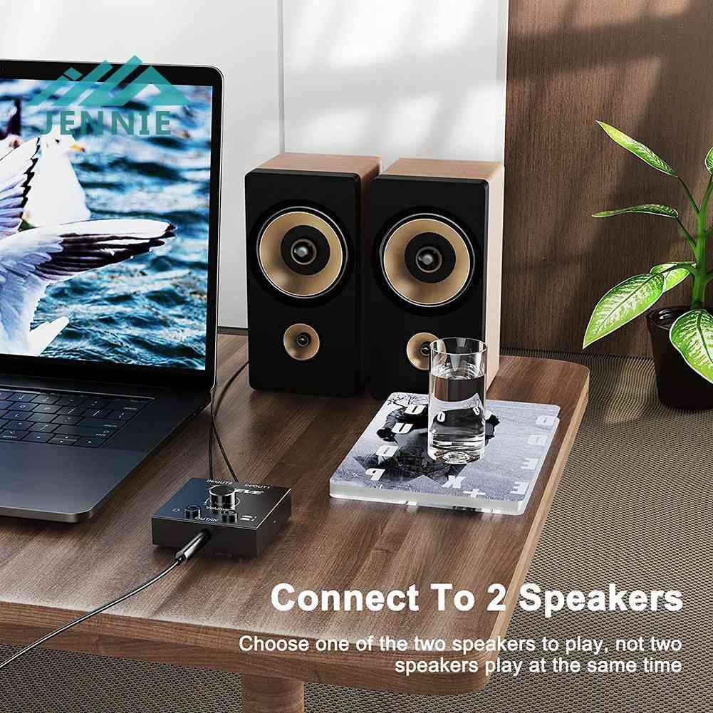 Bộ Chuyển Đổi Âm Thanh Nổi 2x1 / 1x2 3.5mm H1 Chất Lượng Cao