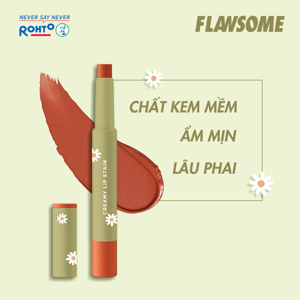 Son thỏi kem lì Flawsome Creamy Lip Stain (2g)