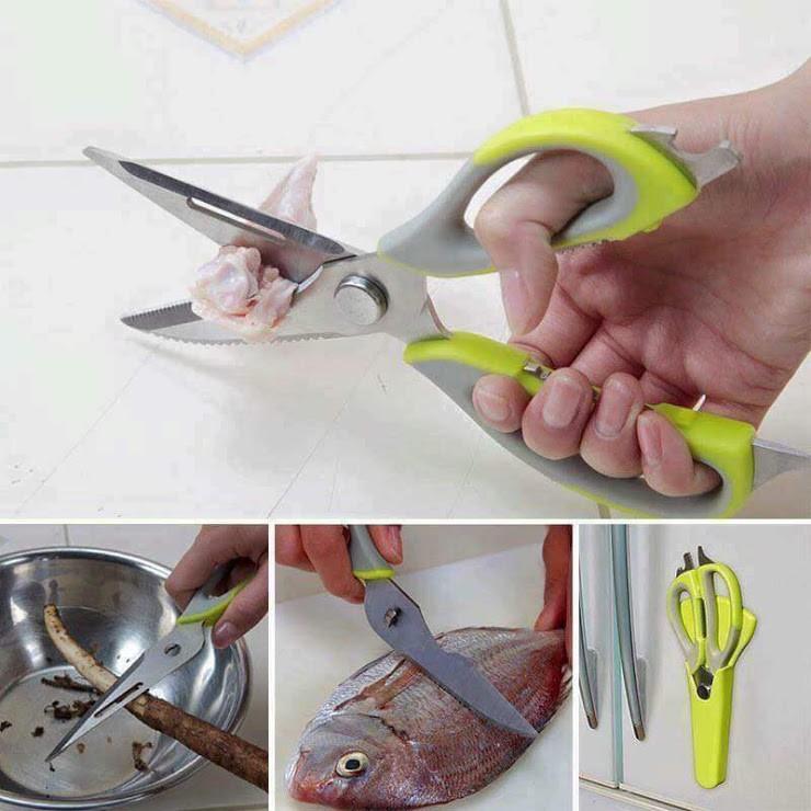 Kéo cắt gà đa năng 6in1