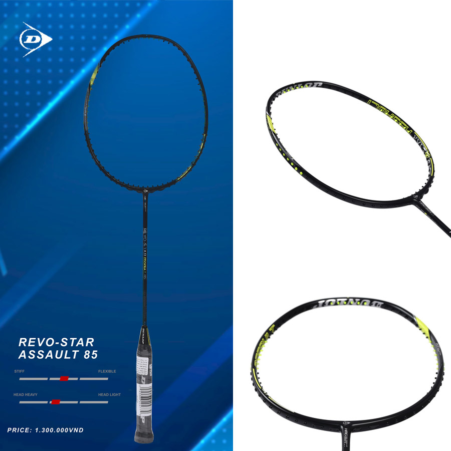 Vợt cầu lông Dunlop Revo Star Assault 85 - Vợt cân bằng