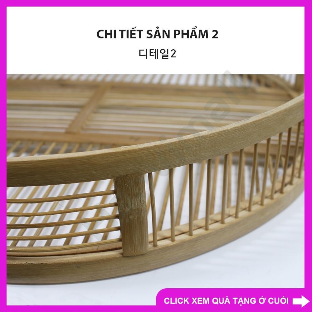 Khay trà chất liệu từ tre