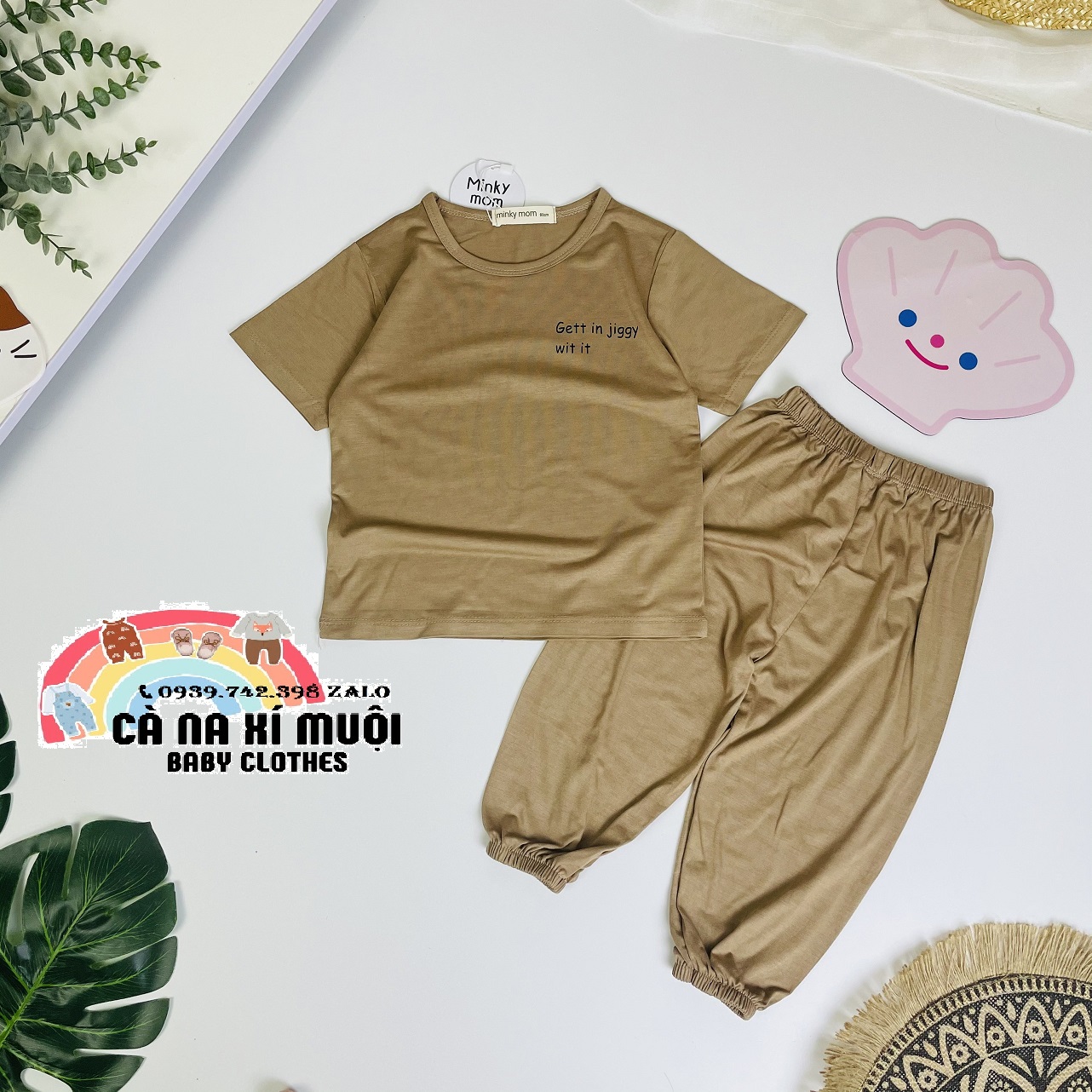 Bộ ALIBABAFREE SHIPThun Lạnh Hàng Chuẩn Họa Tiết Dể Thương Cho Bé Gái Bé Trai