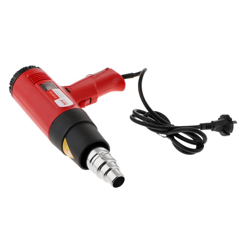 LCD 220V Industrial Handheld Hot Air Gun Heat Shrink Tube For Car Foil