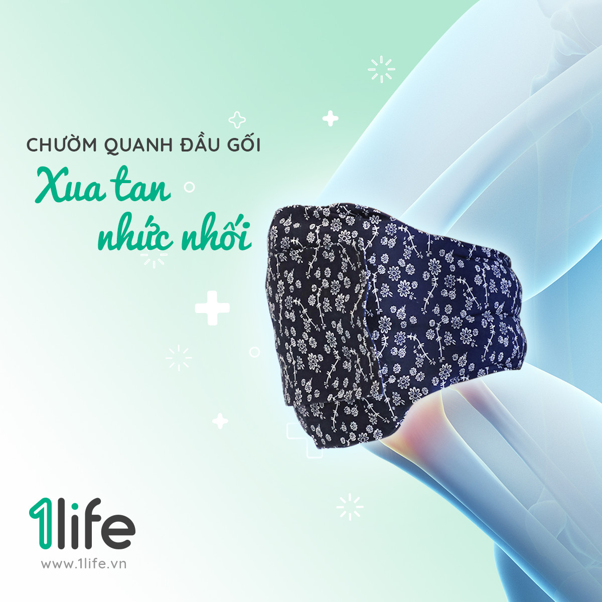 Túi thảo mộc chườm đầu gối 1LIFE