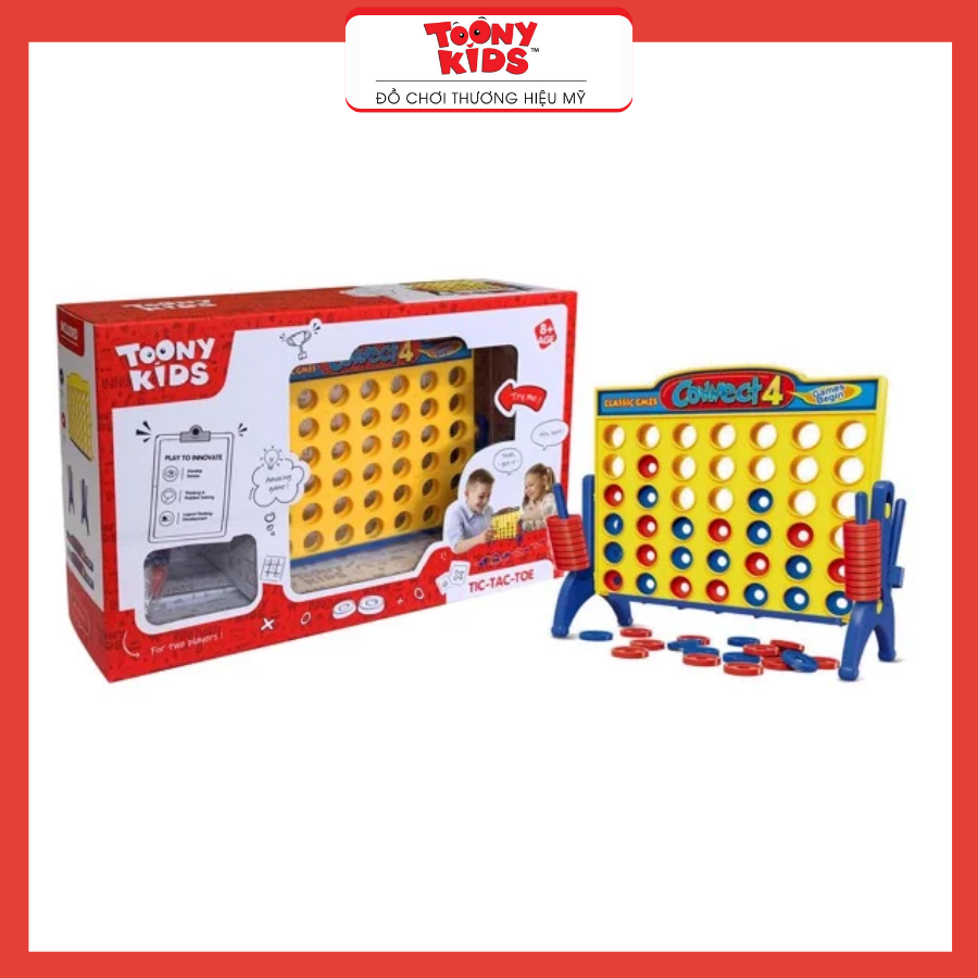Đồ Chơi Bộ Caro Bảng Đứng TOONYKIDS - Đồ Chơi Thông Minh Cho Bé - TIC TAC TOE TN044