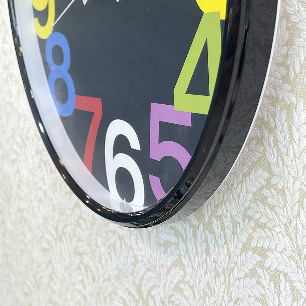 Đồng hồ treo tường Nhật Bản Rhythm CMG589BR76 – Kt 32.0 x 4.8cm, 760g. Vỏ nhựa. Dùng Pin.