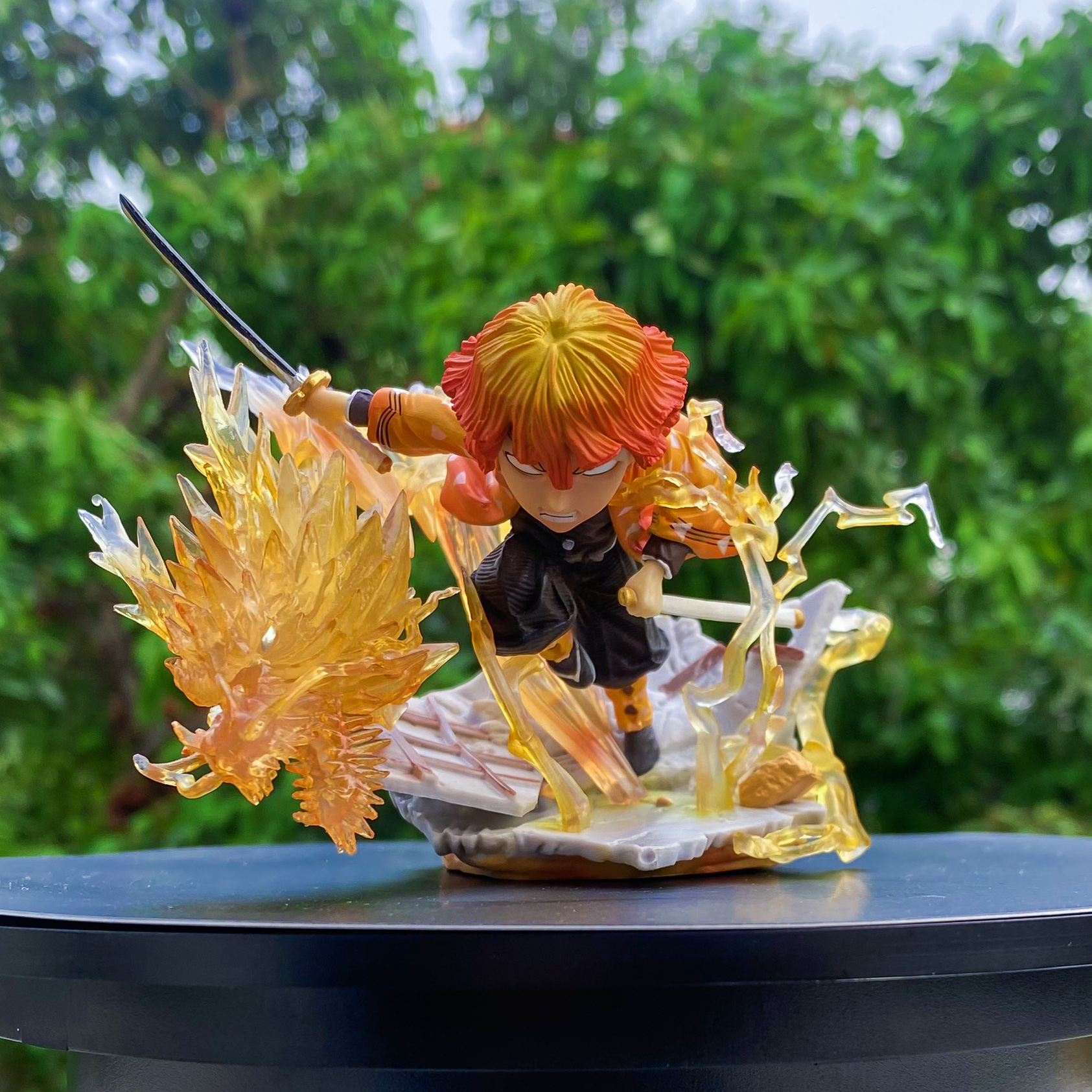 Mô hình chibi Agatsuma Zenitsu Diệt Quỷ Kimetsu No Yaiba siêu nét