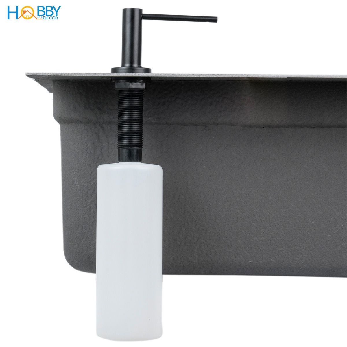 Vòi bơm hút nước rửa chén inox 304 sơn đen Hobby home decor NRC9