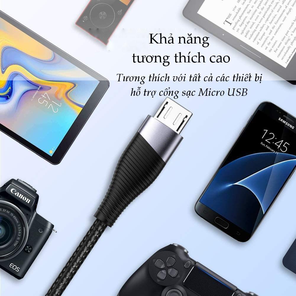 Cáp sạc và truyền dữ liệu cho điện thoại Android UGREEN ED017 hỗ trợ công nghệ sạc Quick 3.0 - Hàng chính hãng