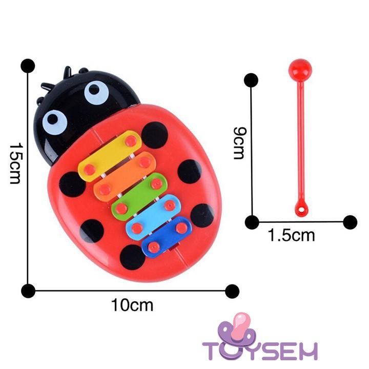 Đồ chơi trẻ em đàn gõ hình bọ cho bé học nhạc - Quà tặng sinh nhật cho bé