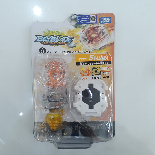 Đồ chơi Bộ Con Quay kèm bệ phóng Beyblade Burst Ragnarok B-03 Takara Tomy