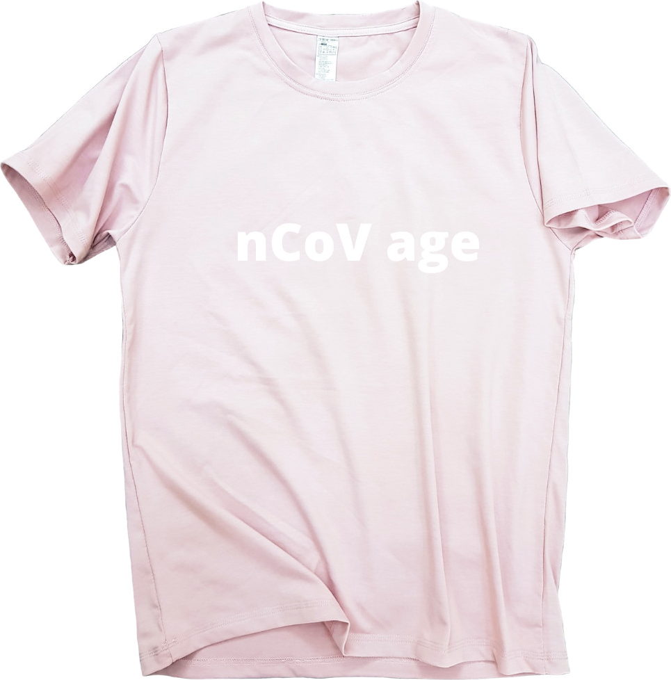 Áo thun nam nữ 80% Cotton Pink09