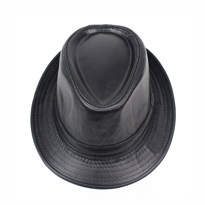 Nón mũ phớt cao bồi nam nữ Fedora comboy chất liệu da Hàng nhập dona23122503