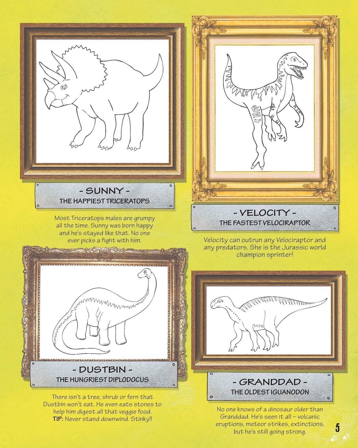 Sách - The Dinosaur Creativity Book by Penny Worms
