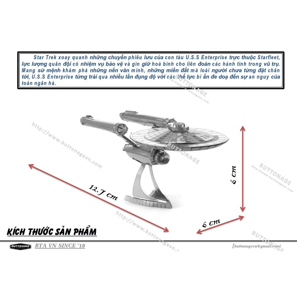 Mô Hình Lắp Ráp 3d Phi Thuyền USS Enterprise