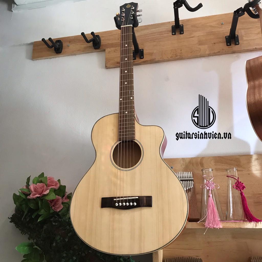 Đàn guitar mini 3/4 acoustic - Cao 98cm - Tăng 6 phụ kiện - Âm vang sáng