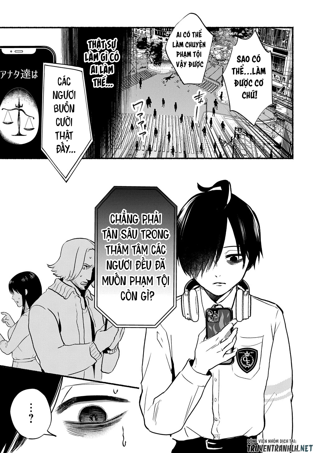 nếu ở thế giới mà dù có làm gì cũng không bị kết tội, bạn sẽ làm gì? chapter 1 25